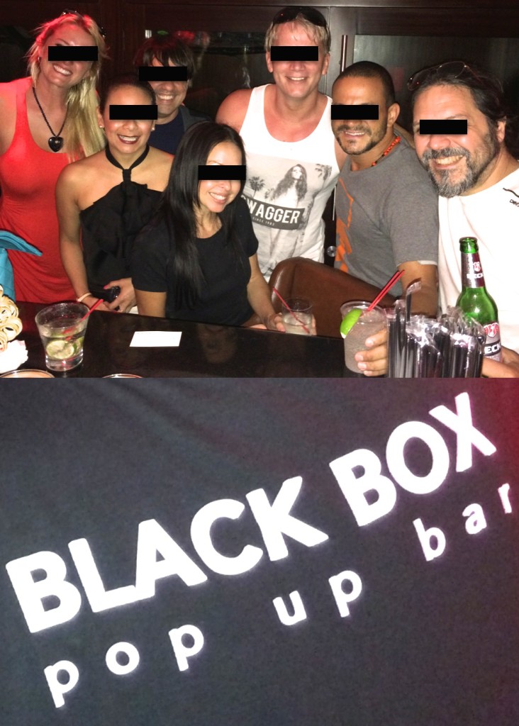 Black Box Bar pop up bar in Miami Beach best new bar in Miami meeting point South Beach locals mixology best drinks pop up bar Black Box Bar