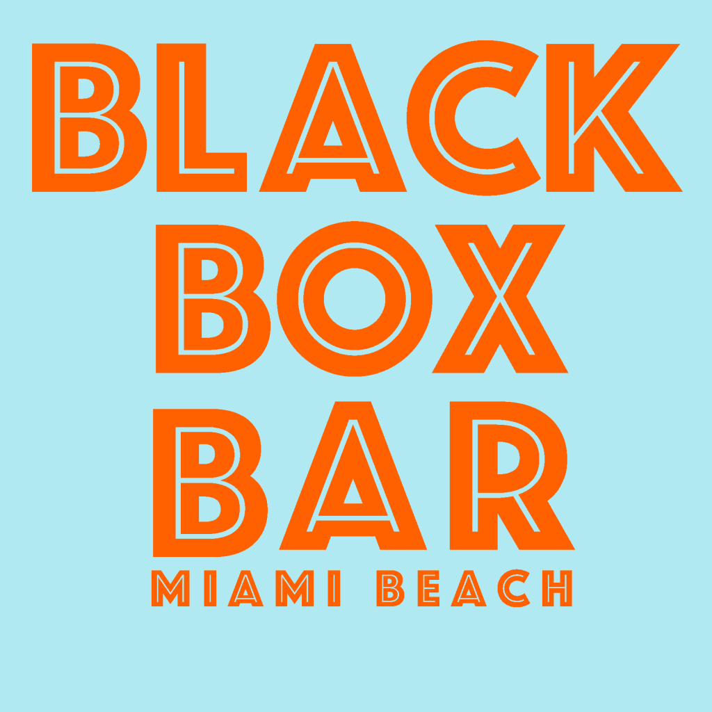 Black Box Bar Miami Beach art deco color 3