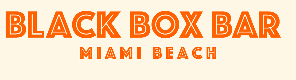 Black Box Bar Miami Beach art deco cream